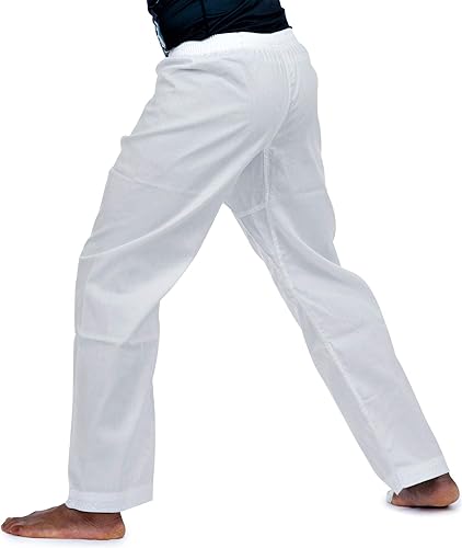 Miniatura 5 de Ronin - Pantalones de karate para artes marciales ligeros de polialgodón con cintura elástica