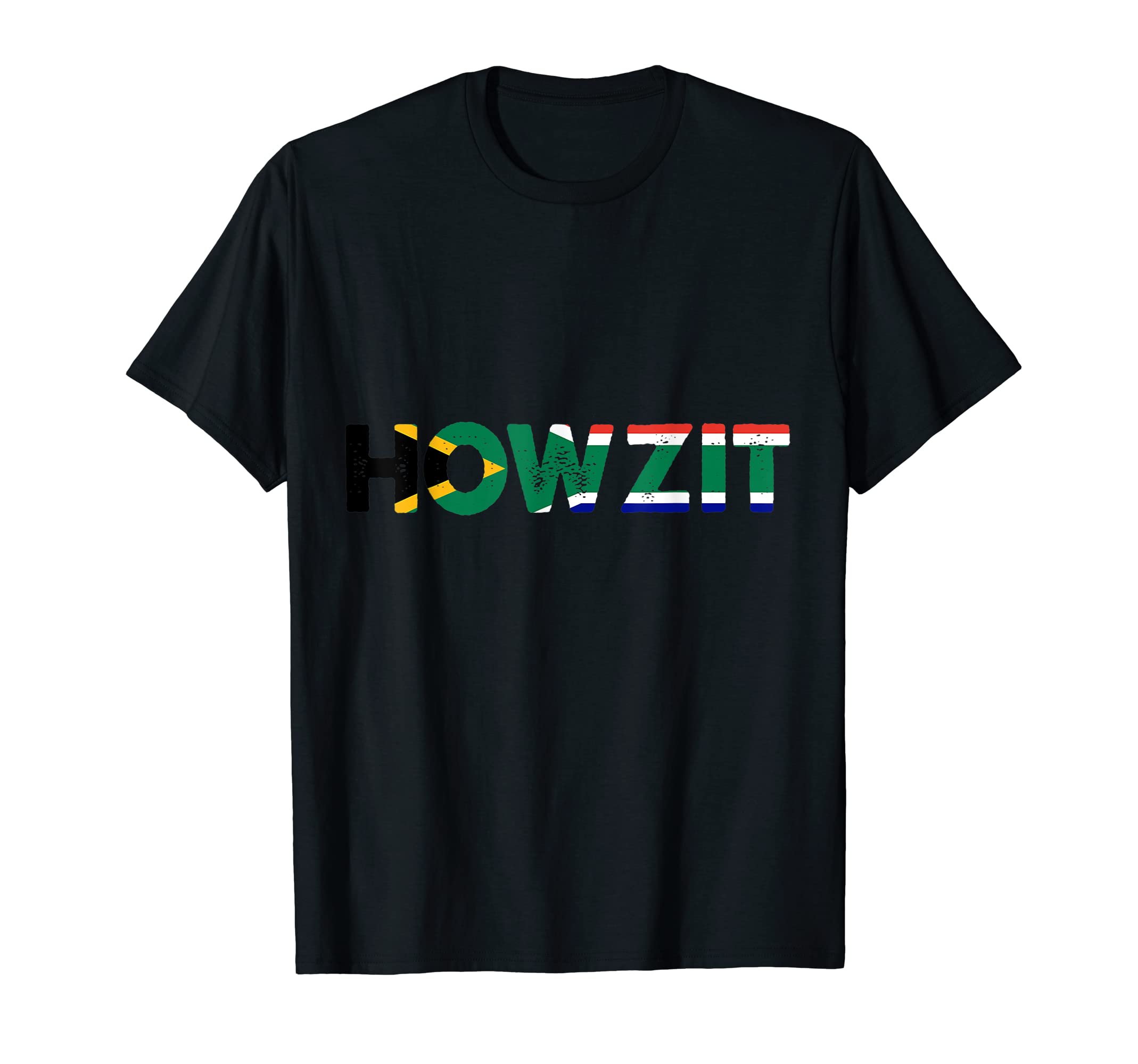 Funny South African Flag Howzit T-Shirt