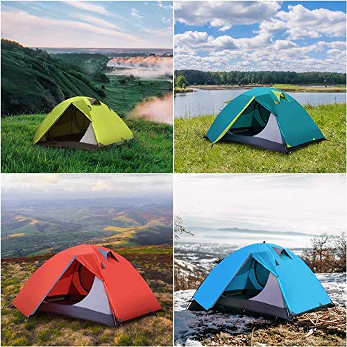Carpa ligera impermeable para 2 personas tipo domo miniatura 6