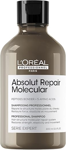 L’Oréal Professionnel Absolut Repair Molecular Sulfate-Free Deep Repairing Shampoo for Damaged Hair – 300 ml