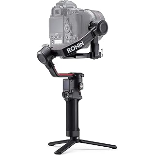 DJI RS 2 - 3-Axis Gimbal Stabilizer for DSLR and Mirrorless Cameras, Nikon, Sony, Panasonic, Canon, Fuji, 10lbs Tested Payload, 1.4” Full-Color Touchscreen, Carbon Fiber Construction, Black