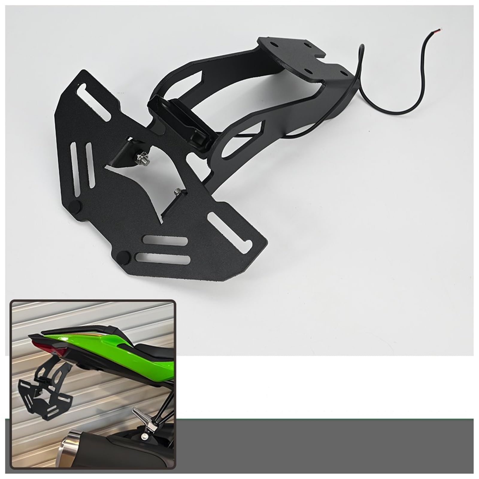Portatarga Moto, Supporto Per Parafango Posteriore, Compatibile Con Per ZX6R E ZX636 2024 E 2025