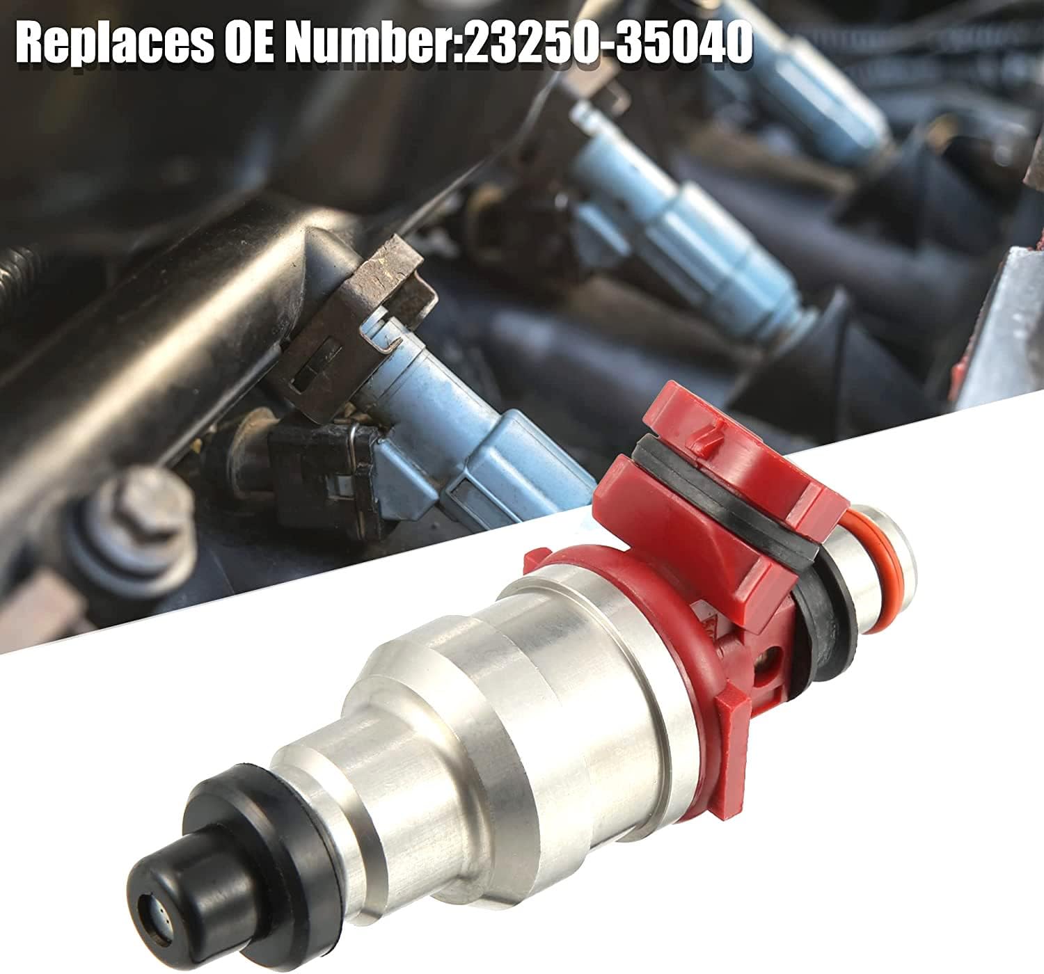 23250-35040 23209-35040 2 Pins Fuel Injector Nozzle 4pcs Compatible with 4Runner Pickup DLX SR5 RN02 2.4L 1989-1995