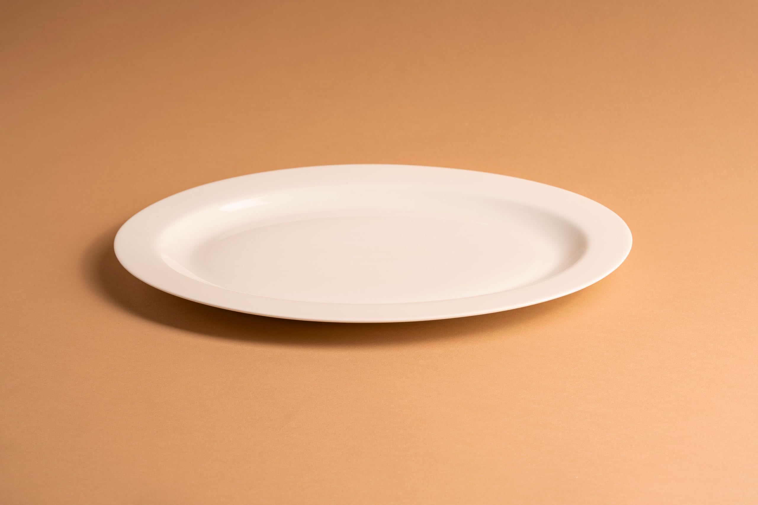 METRO Professional Piatto piano Caterer, 27 x 27 x 9 cm, Ø 27 cm, in porcellana, bianco, rotondo, 6 unità