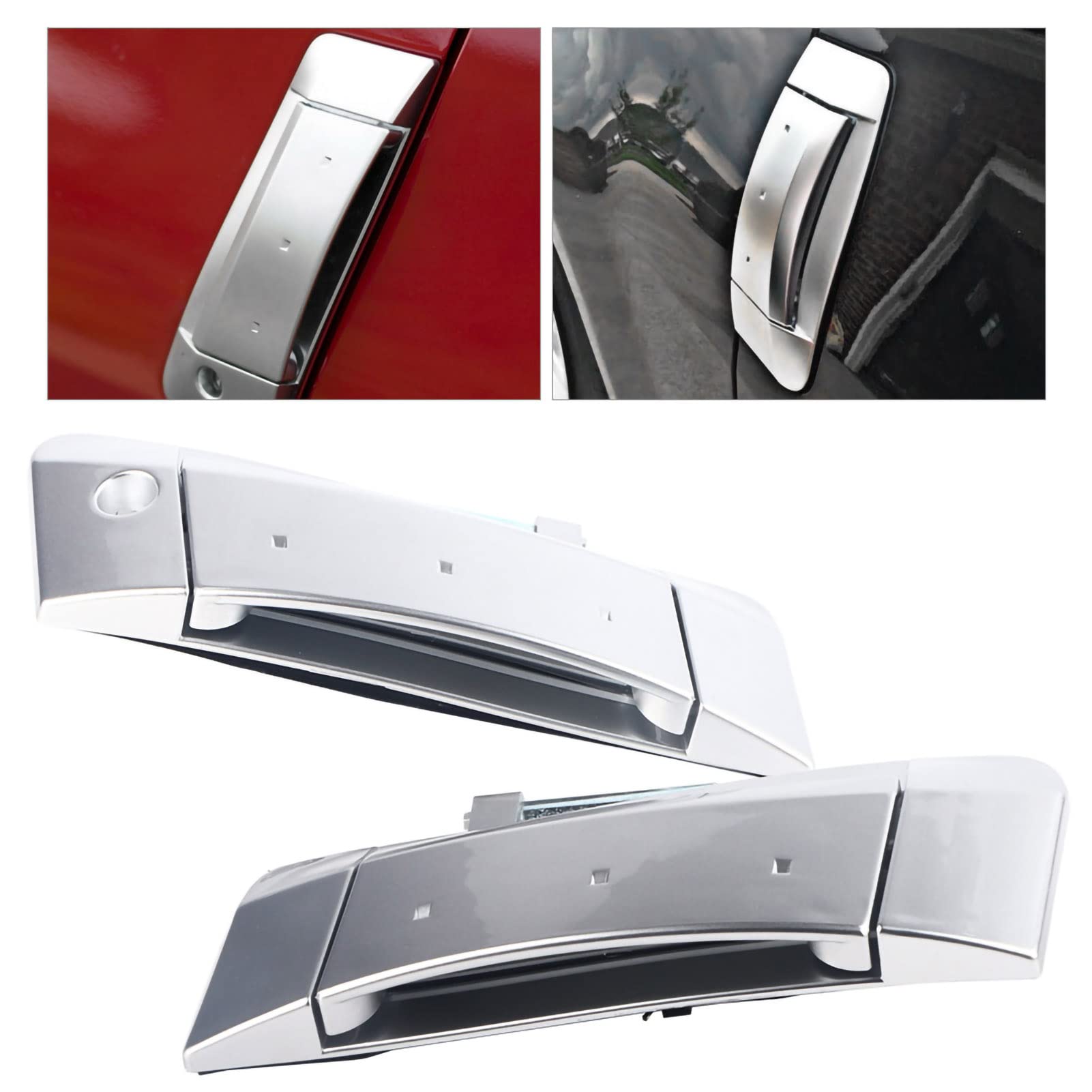 Munirater Silver Door Handle Set – Outside Pair For 2003-2009 350Z (Left & Right)