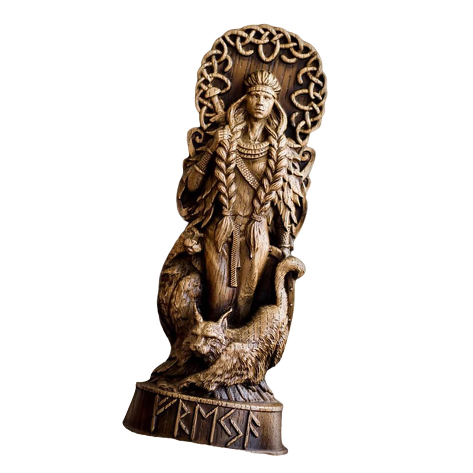 hogtnd Scandinavian Pantheons Thors Loki Freyja Statue Resin Figures Mythology Home Ornament Scandinavian Pantheons Ornament