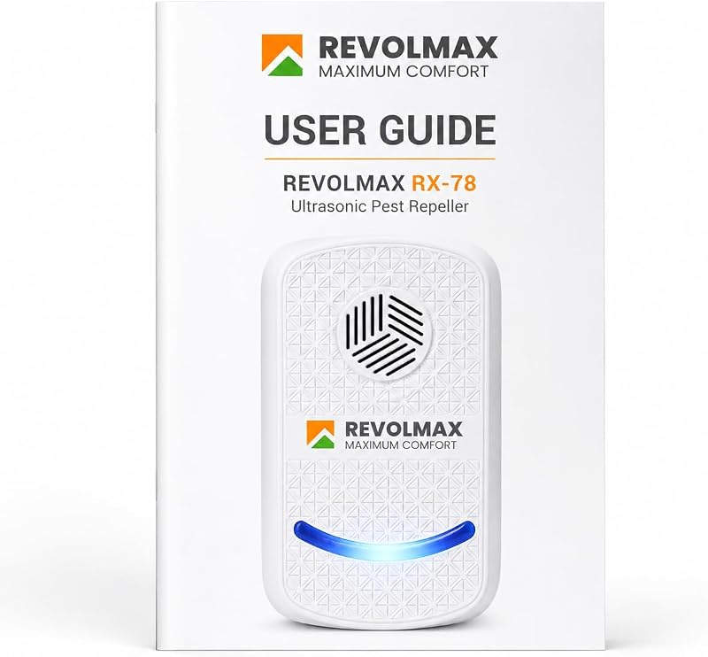 RX-78, Ultrasonic Pest Control Repeller - Electronic & Ultrasound, Indoor Plug-in Repellent