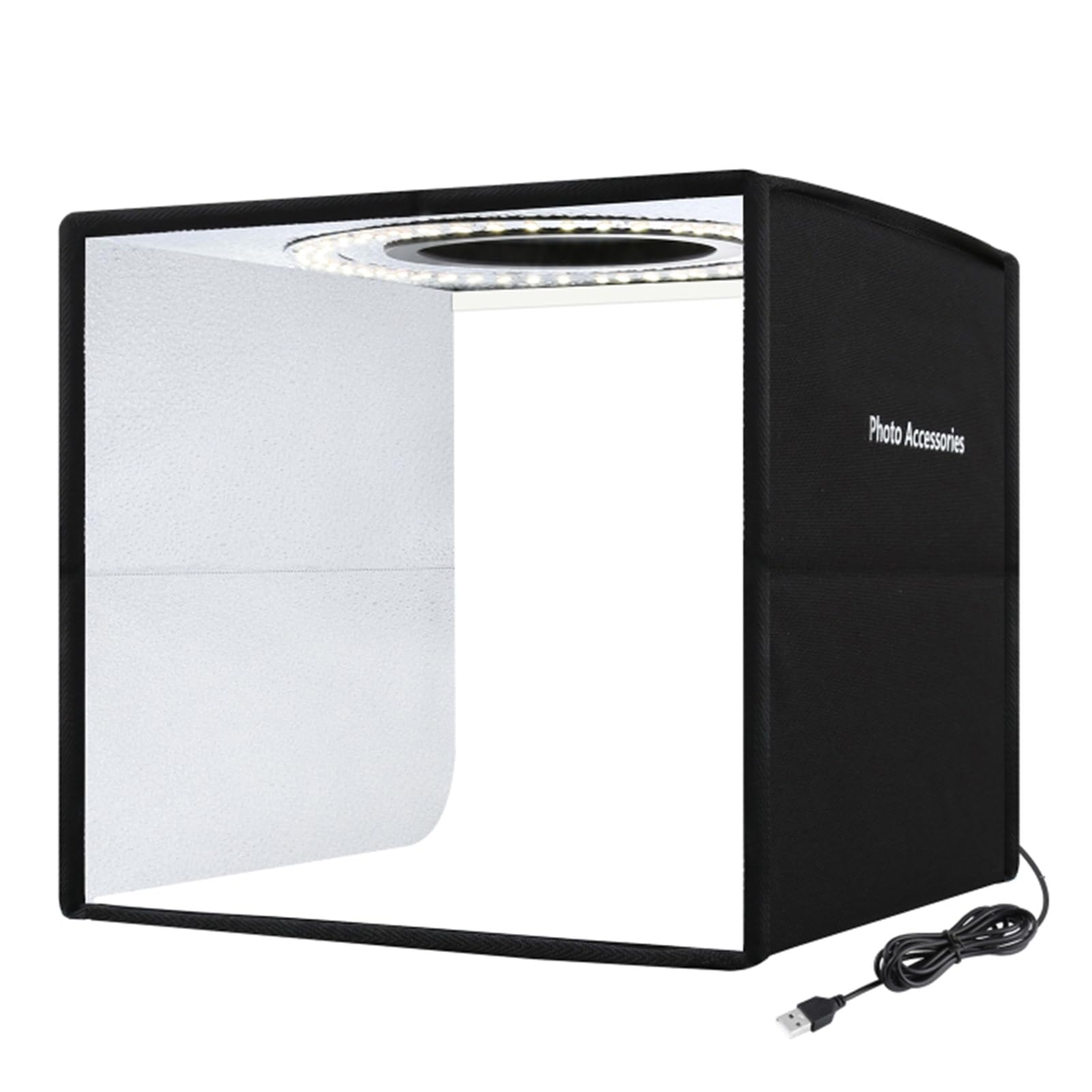 Scatola Luminosa Fotografica, 9,65 Pollici, LED Cri95, 12 Fondali | Softbox in Tessuto Pieghevole, Lavagna Luminosa Rotonda, Utilizzo da Parte del Venditore Etsy, Servizi Fotografici per