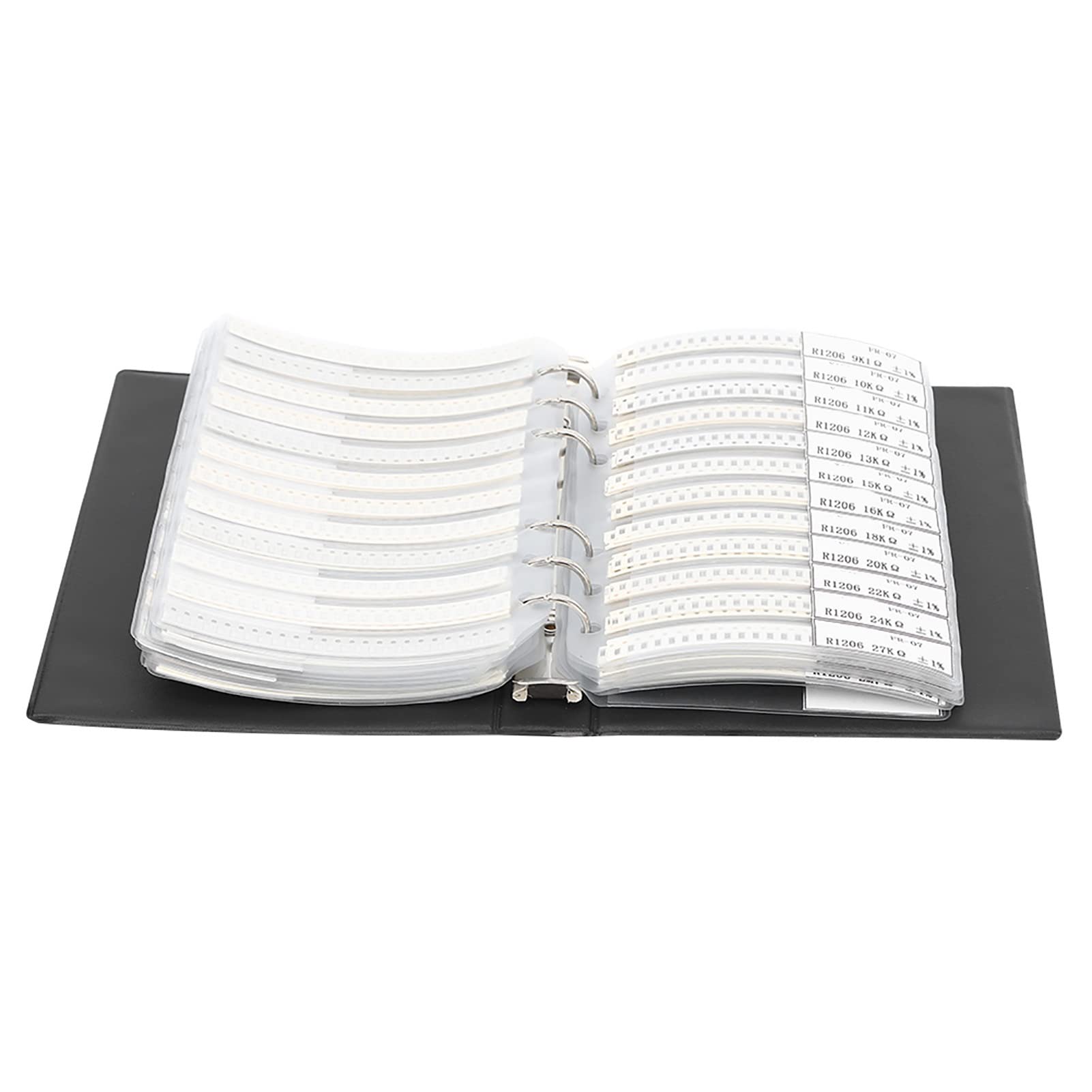 1206 Serie 170 Resistori Assortimento di Campionamento, Accessori Elettronici in Plastica di Plastica, con Pregiata Fattura e Chiara Classificazione, per Professionisti