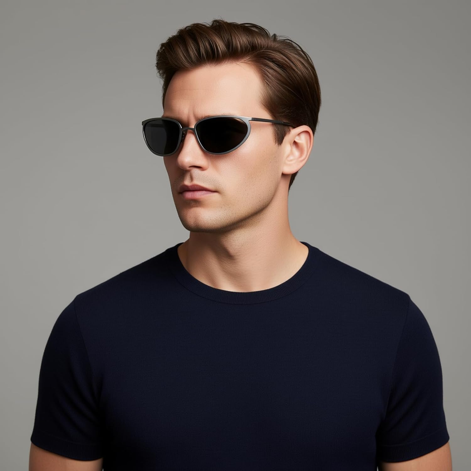 Matrix Neo Trinity Sunglasses for Men Women Metal Wire Frame Polarized Driving Fishing Outdoor Sun Glasses UV400 Protection - Image 2