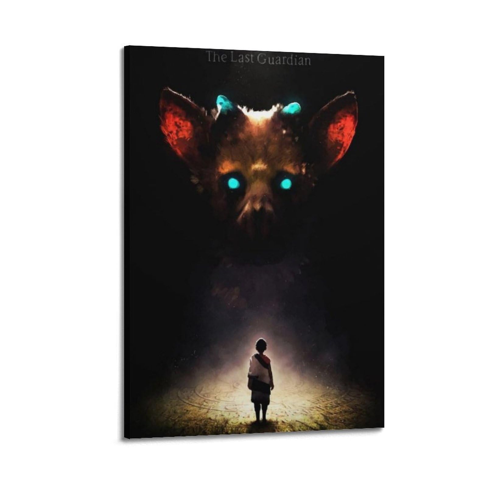 UUSDDUXC The Last Guardian Video Game Poster Poster Decorative Painting Canvas Wall Posters And Art Picture Print Modern Family Bedroom Decor Posters 24x36inch(60x90cm)