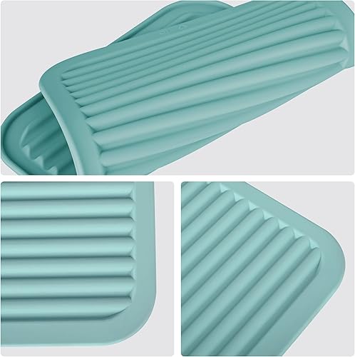 Miniatura 9 de Smithcraft Salvamanteles de silicona para platos calientes, ollas y sartenes, almohadillas calientes para cocina, soportes grandes de silicona para