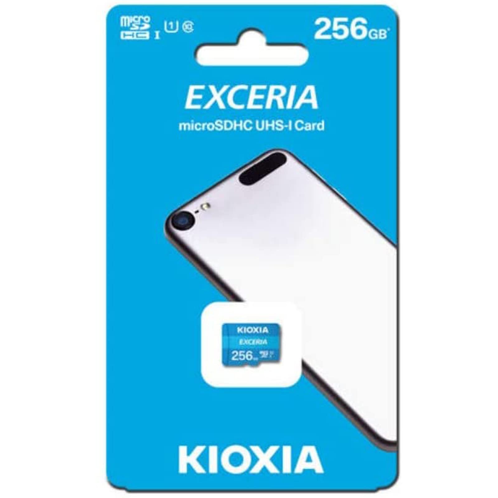 KIOXIA EXCERIA 256GB microSD Memory Card - Class 10, Up to KIOXIA EXCERIA 256GB microSD Memory Card - Class 10, Up to