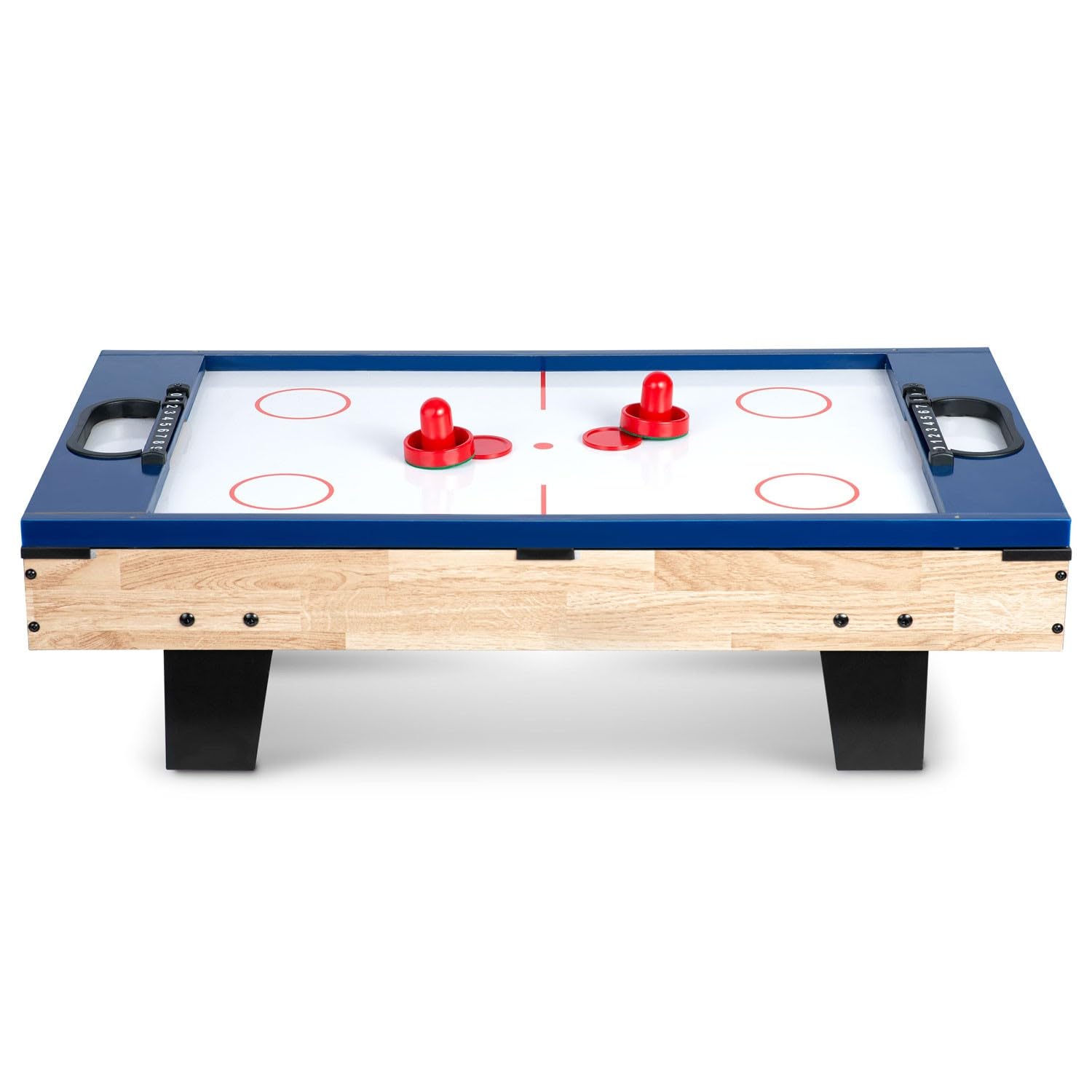 Neo-Sport Table de Jeu 4 en 1, Jeux de Baby-Foot, Hockey sur air, Billard, ping-Pong, 43 x 82 x 32 cm