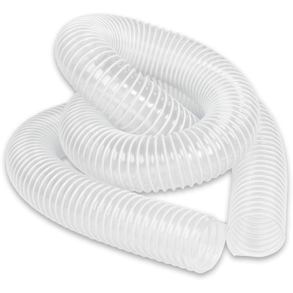 Axminster Workshop Clear Reinforced PVC Hose - 63mm x 2.5m