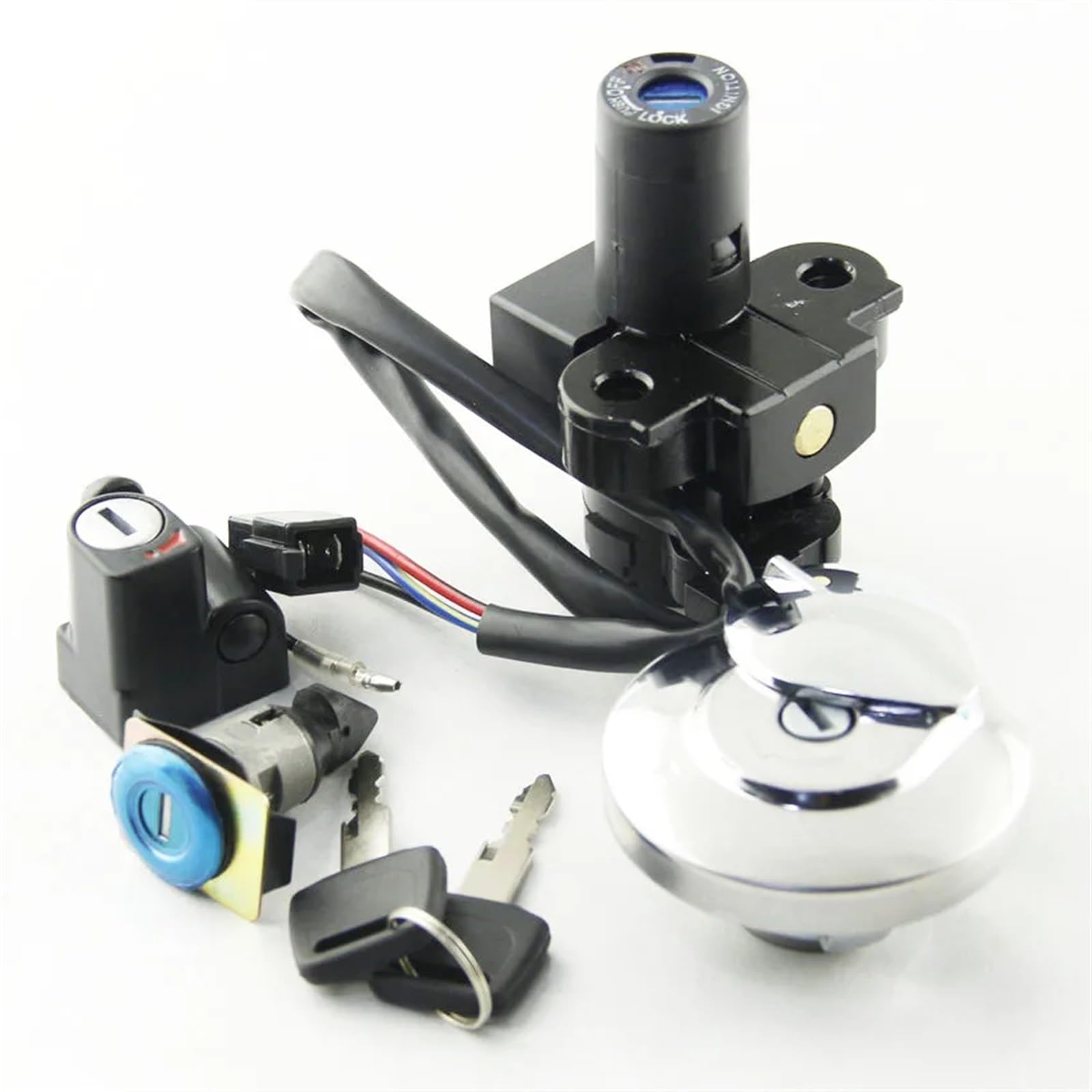 Blocchetto Accensione Per CL400 1999 Tappo Serbatoio Carburante Moto Interruttore Di Accensione Blocco Sedile Con Kit Chiavi Interruttore Accensione Moto