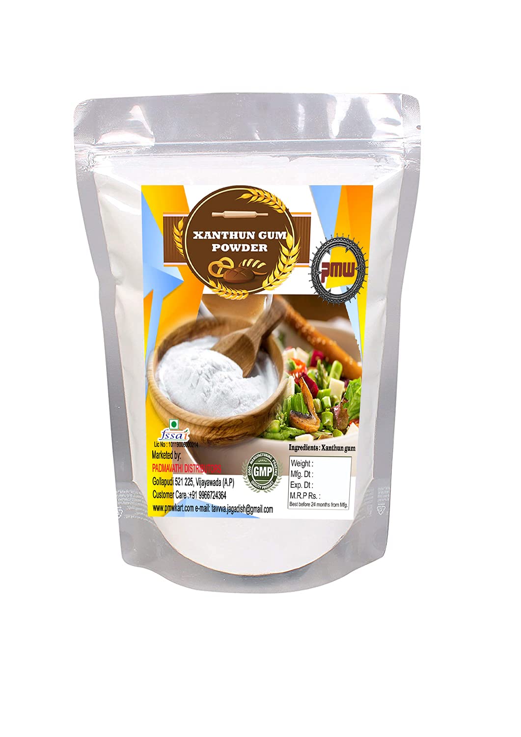 Pmw Grade A Quality Xanthan Gum Powder Thickening Binding Agent