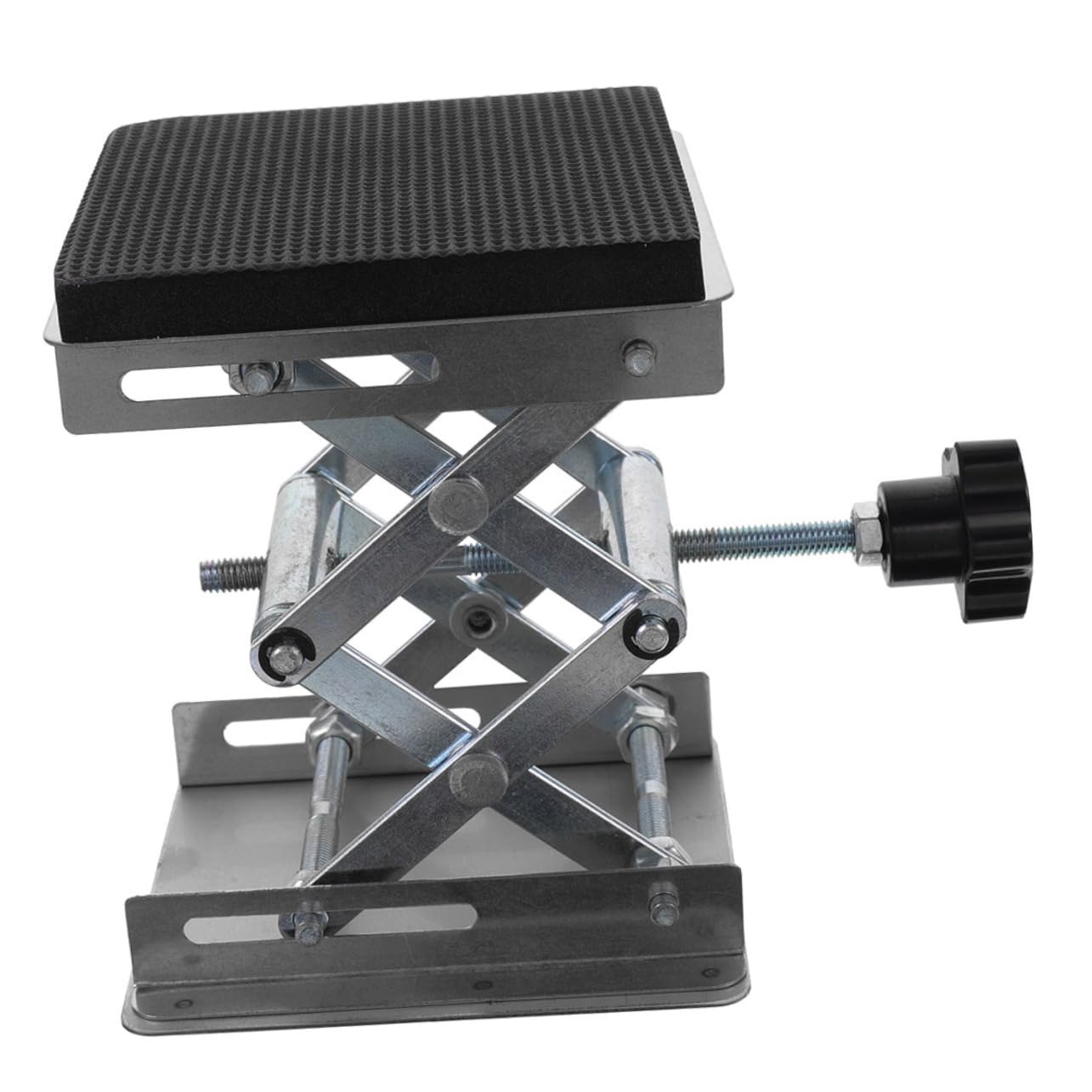 iplusmile 15kg Mesa Elevadora de Laboratorio de Acero Inoxidable Plataforma Ajustable de Gato Elevador de Tijera Rango de Capacidad para Uso Laboratorio