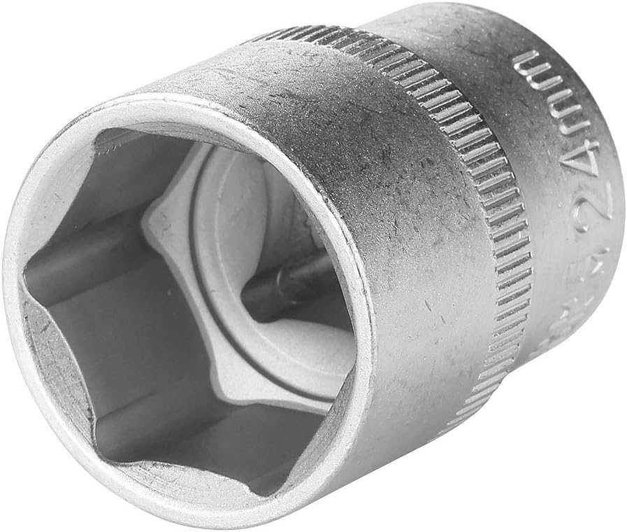 RHINO - Socket sets - Hex socket, short metric - 6 point - Diameter 24 mm - 1/2" square drive - High quality (Chrome Vanadium) - Lifetime warranty - Multiple sizes available