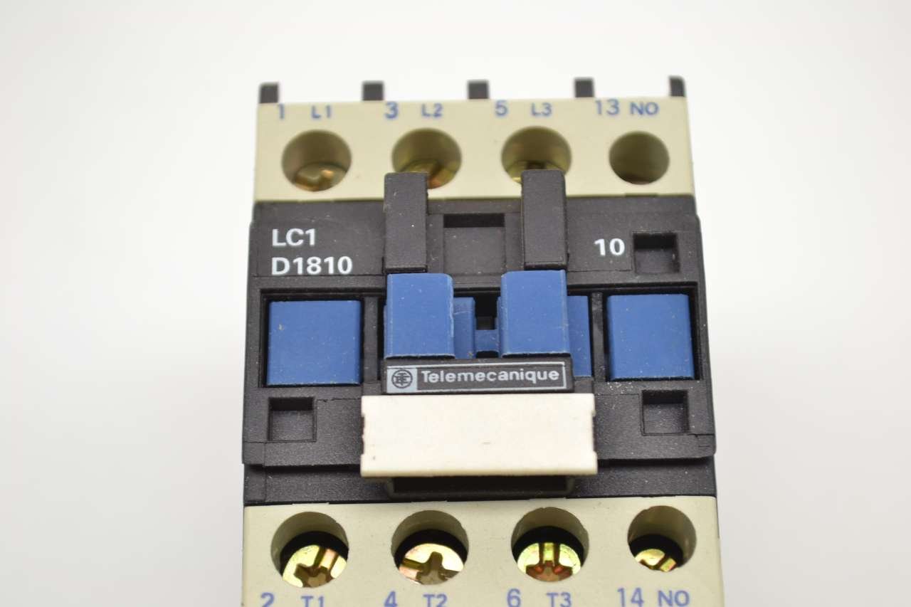 Contacteur Moteur Aexit LC1 D1810 - AC220V, 32A, 1NO - Pour Démarrage Moteur Triphasé