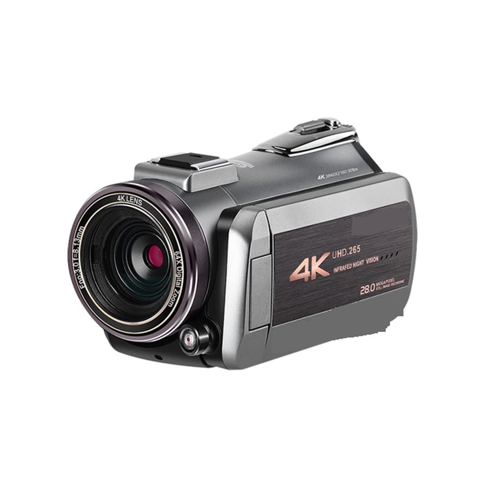 CVFRDD Video Camera 4K For Blogger Filming 64X Digital Zoom Night Vision Professional Home Camcorder(Standard)