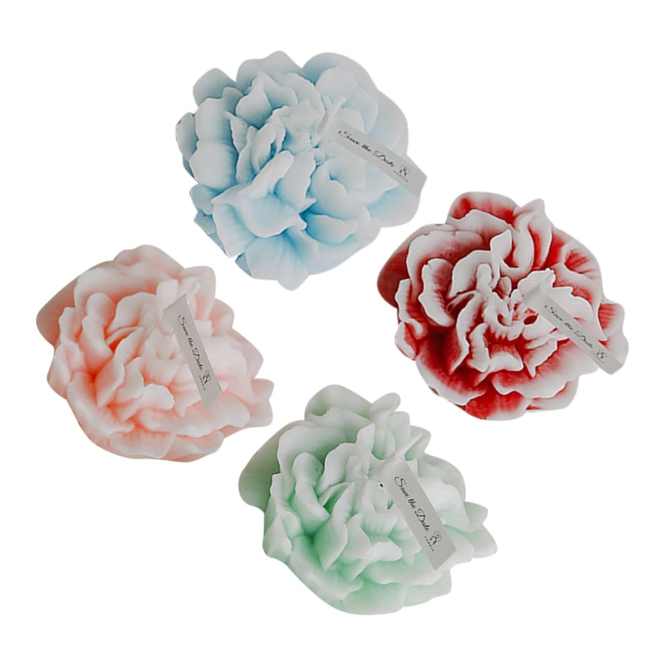 Ciieeo 20stücke Duftkerzen Blumenform Aromatherapeutische Kerzen Für Muttertag Hochzeiten Und Feiern Geschenkidee Für Frauen