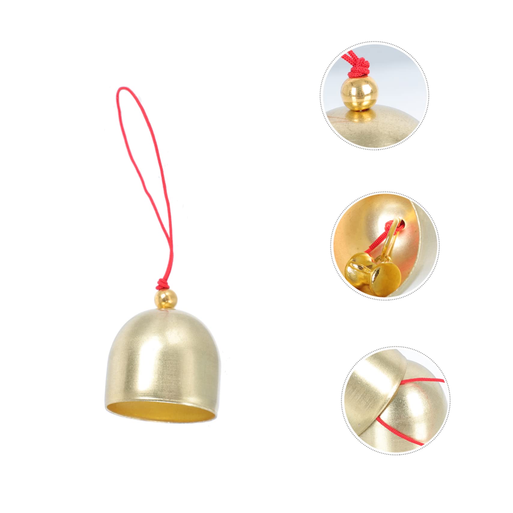 SUPVOX 3 Set La Campana Werchristmas Xmas Decorazioni Per Finestre Passamaneria Decorativa Fiocco Di Neve Carillon Campane Di Natale Ornamento Campana Fai Da Te Lega Golden 10 Pezzi * 3