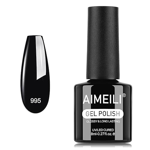 AIMEILI Gel Nail Polish, Shine Finish and Long Lasting Soak Off U V LED Nail Art for Women Girls Manicure Salon DIY Home - 995 8ml - 995