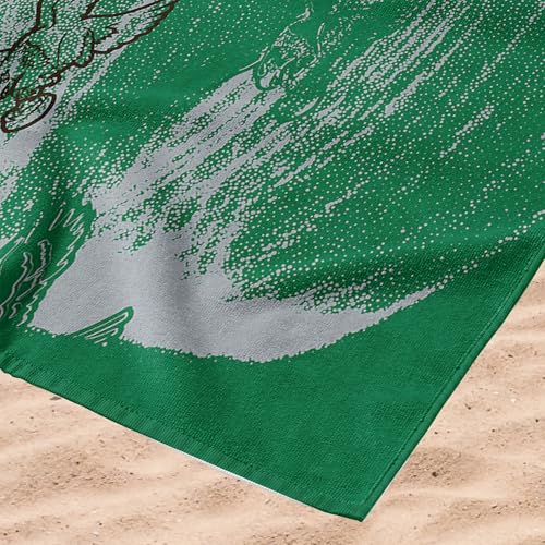 Northwest NFL Philadelphia Eagles Oversized Microfiber Beach Towel, 40 x 72 Inches – Quick Dry, Sand Resistant, Lightweight, Highly Absorbent, Distorter Design by Northwest - Used condition - Image 4