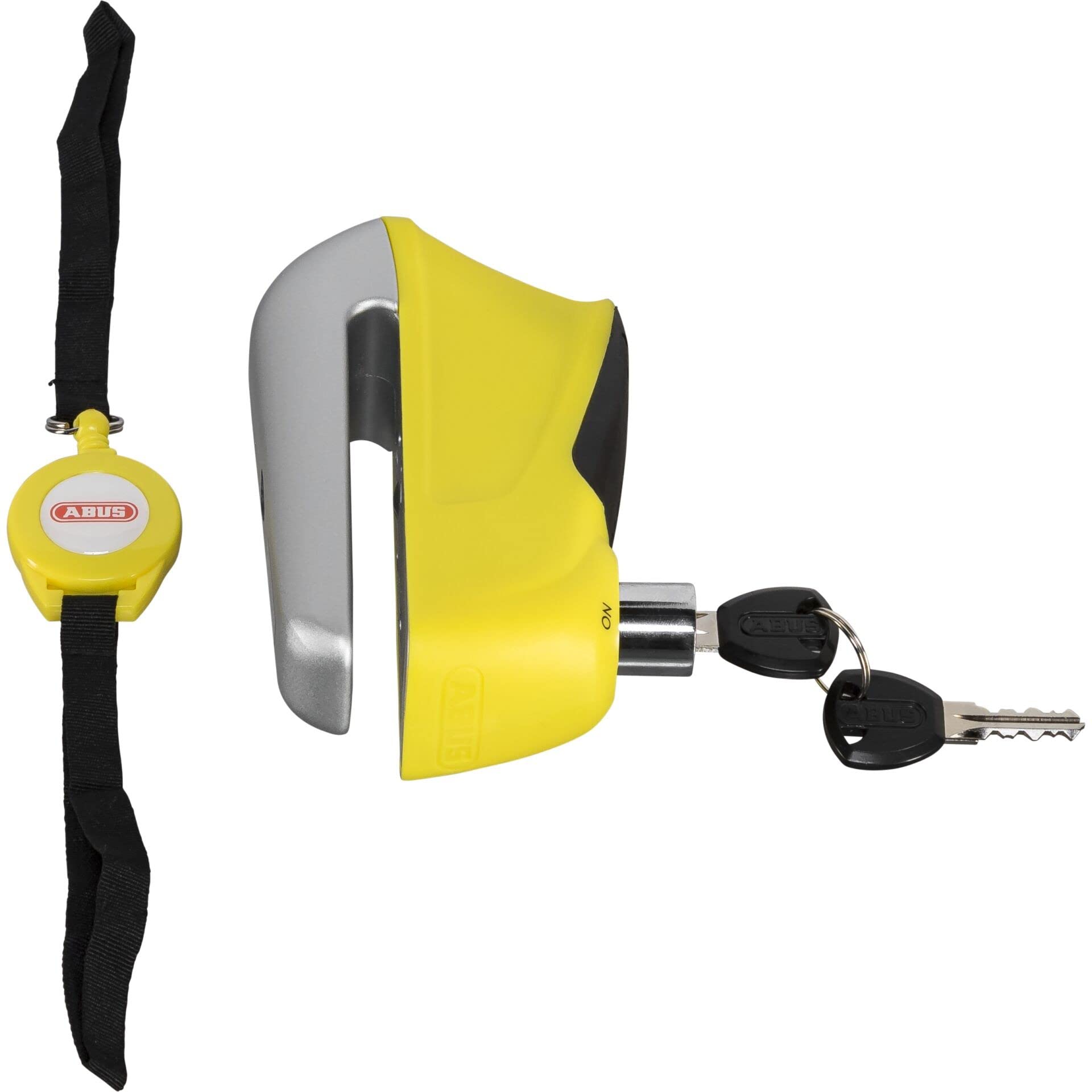 Amazon | ABUS(アブス) バイク用ディスクロック イエロー 345トリガー
