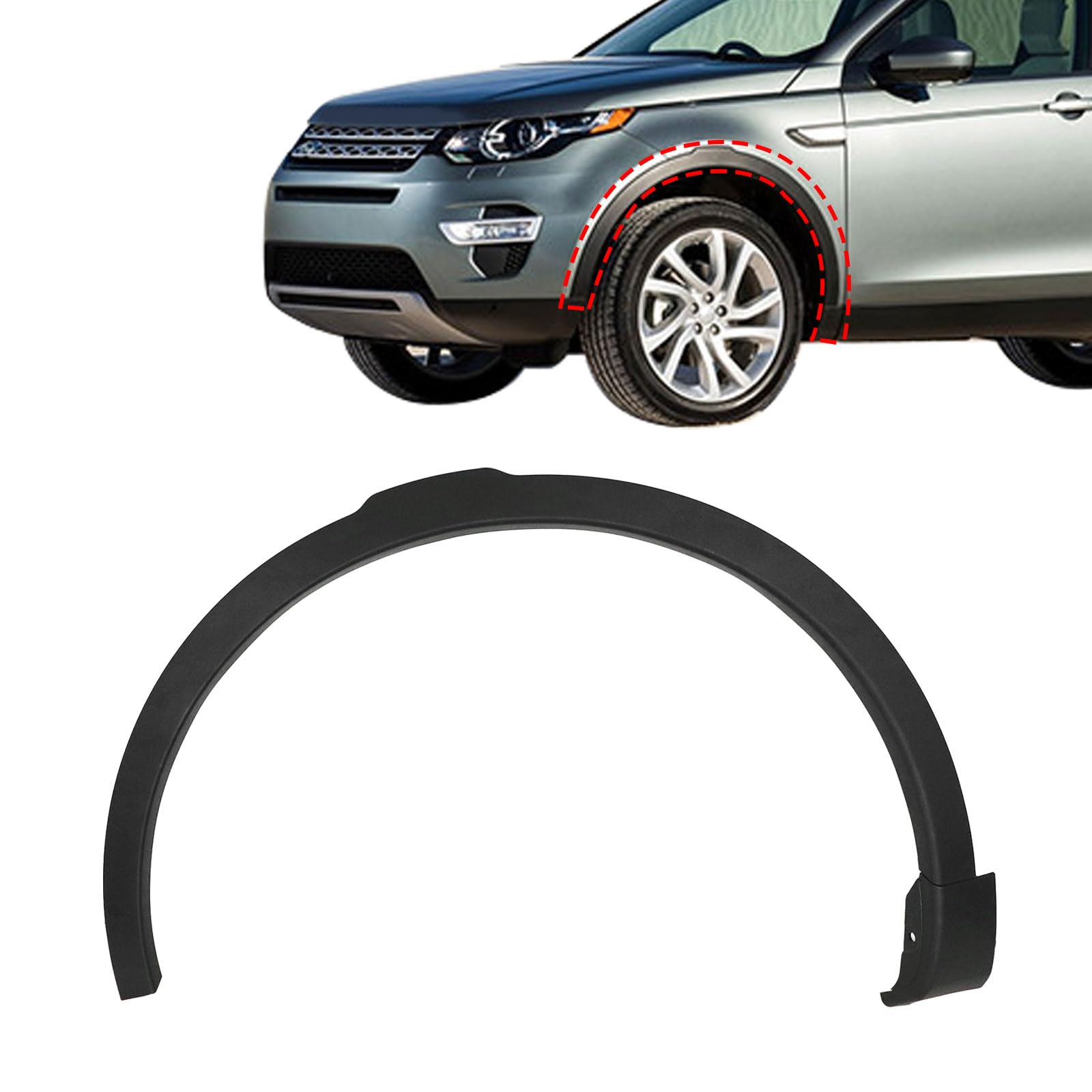 Left Rear Wheel Arch Door Molding For Land Rover Discovery 2015-2022 LR058530 - View #13