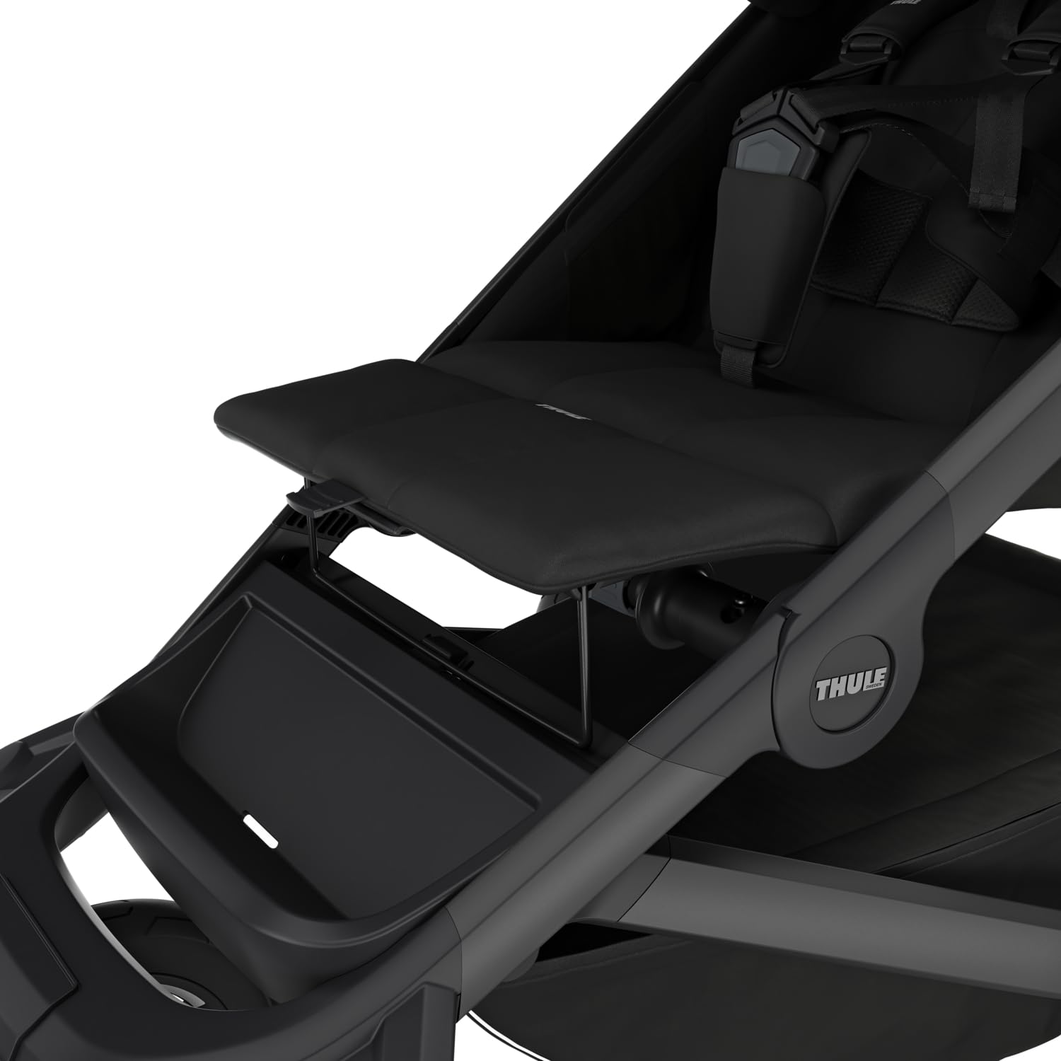 Thule Urban Glide 4-wheel Buggy Für Jedes Terrain Black on Black One-Size | Jogging-Spaziergänger
