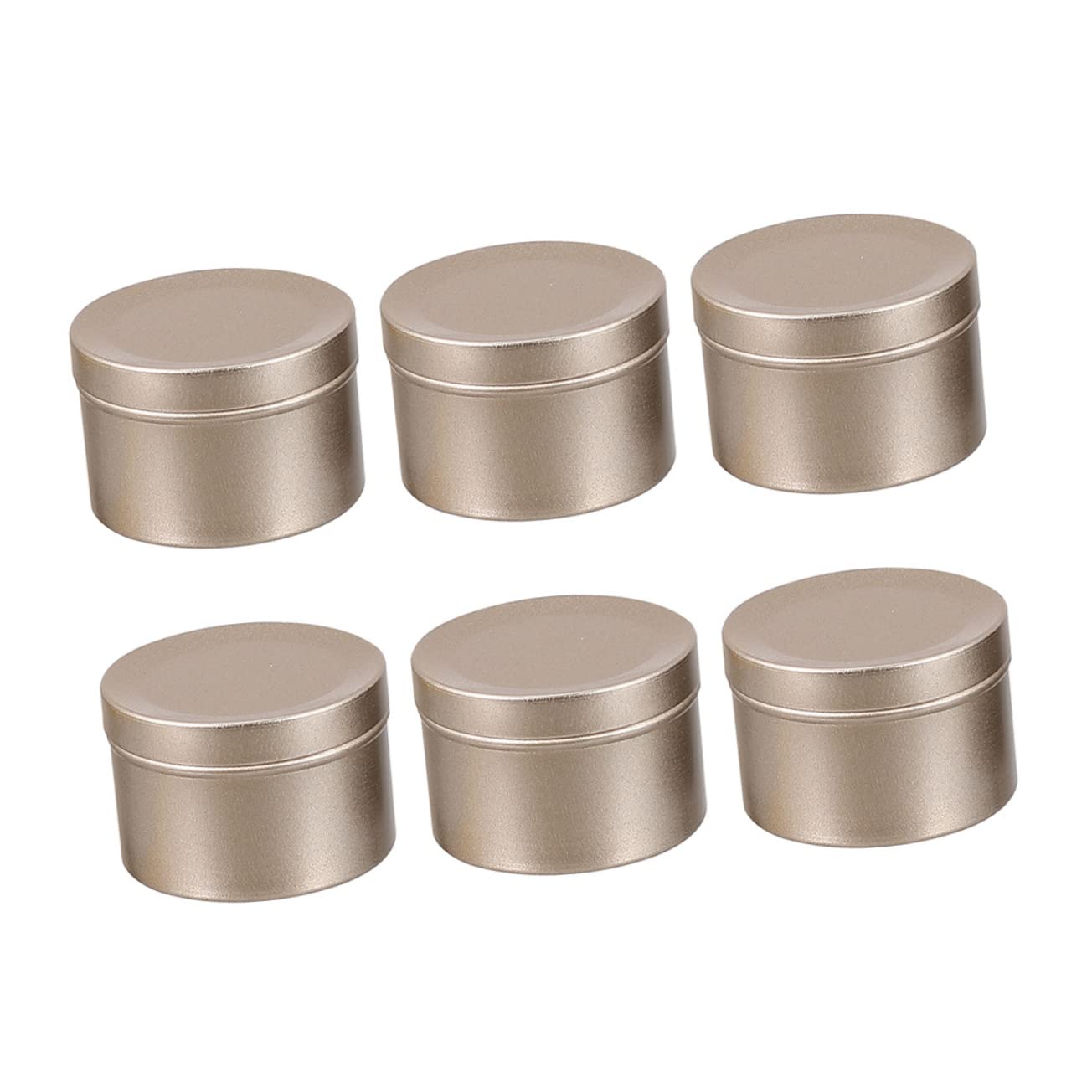 Angoily 6pcs DIY Candle Making Jars Aluminum Can Essential Oil Incense Cans Aromatherapy Containers