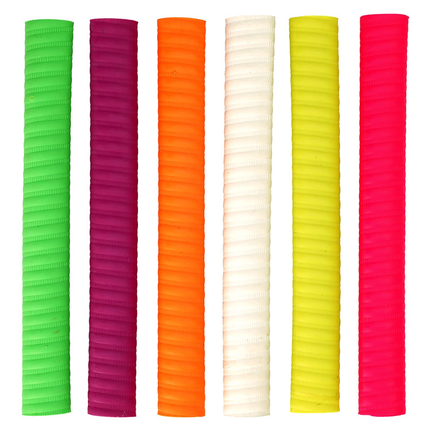 Vicky Ribz Coils Cricket Bat Grip Sturdy & Comfortable Multicolour Rubber Built Ideal for Full Size Short Handle (Pack of 6) (B087ZLL1QB) Amazon Price History, Amazon Price Tracker