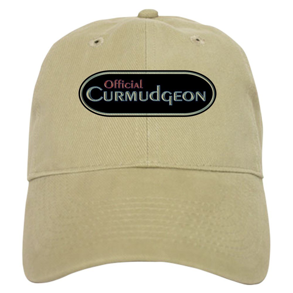 CafePress Official Curmudgeon Cap Unique Adjustable Baseball Hat Khaki