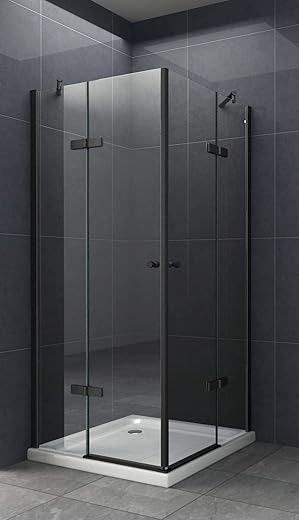 DE BESTE DOUCHE CABINE: ONTDEK DE MONETT ZWARTE DOUCHECABINE ZONDER DOUCHEBAK (90 X 90 X 195 CM)