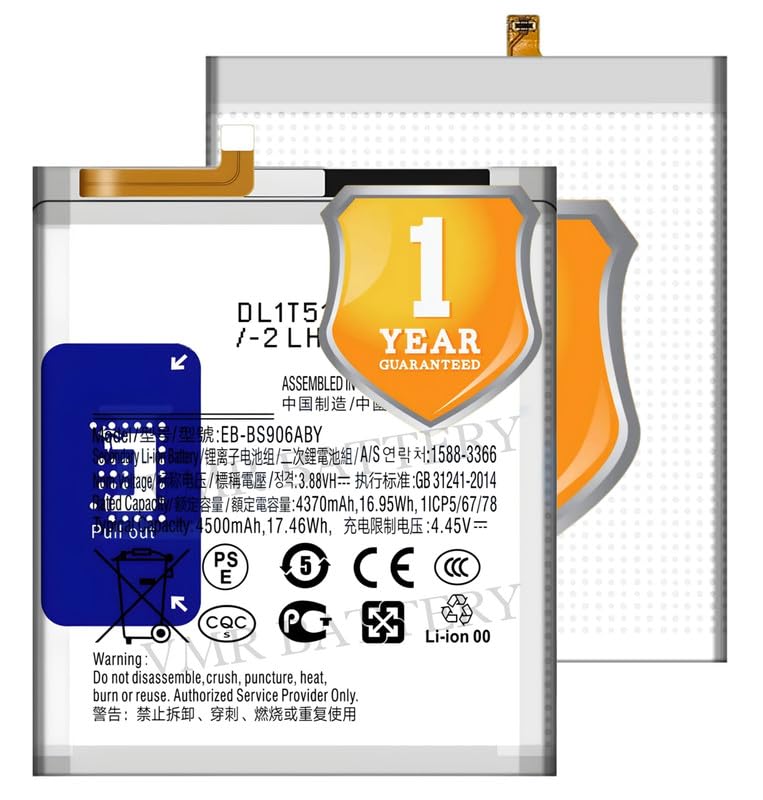 Image of Original EB-BS906ABY Battery Compatible for Samsung Galaxy S22+ 5G (SM-S9060, SM-S906B, SM-S906B /DS, SM-S906E) - (4500mAh) - 1 Year Warranty K7