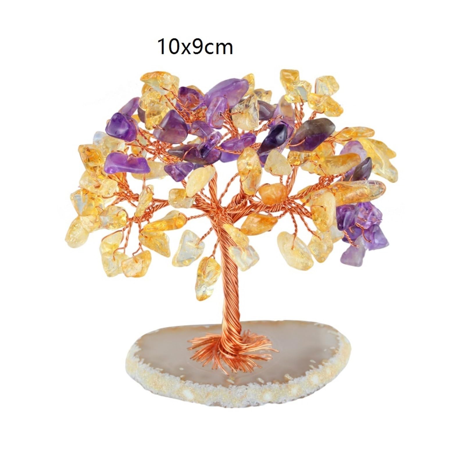 albero di cristalli, Albero di cristallo dell'albero dei soldi for la decorazione della scrivania, albero pietra for l'energia positiva, decorazioni con pietre preziose, Fengshui