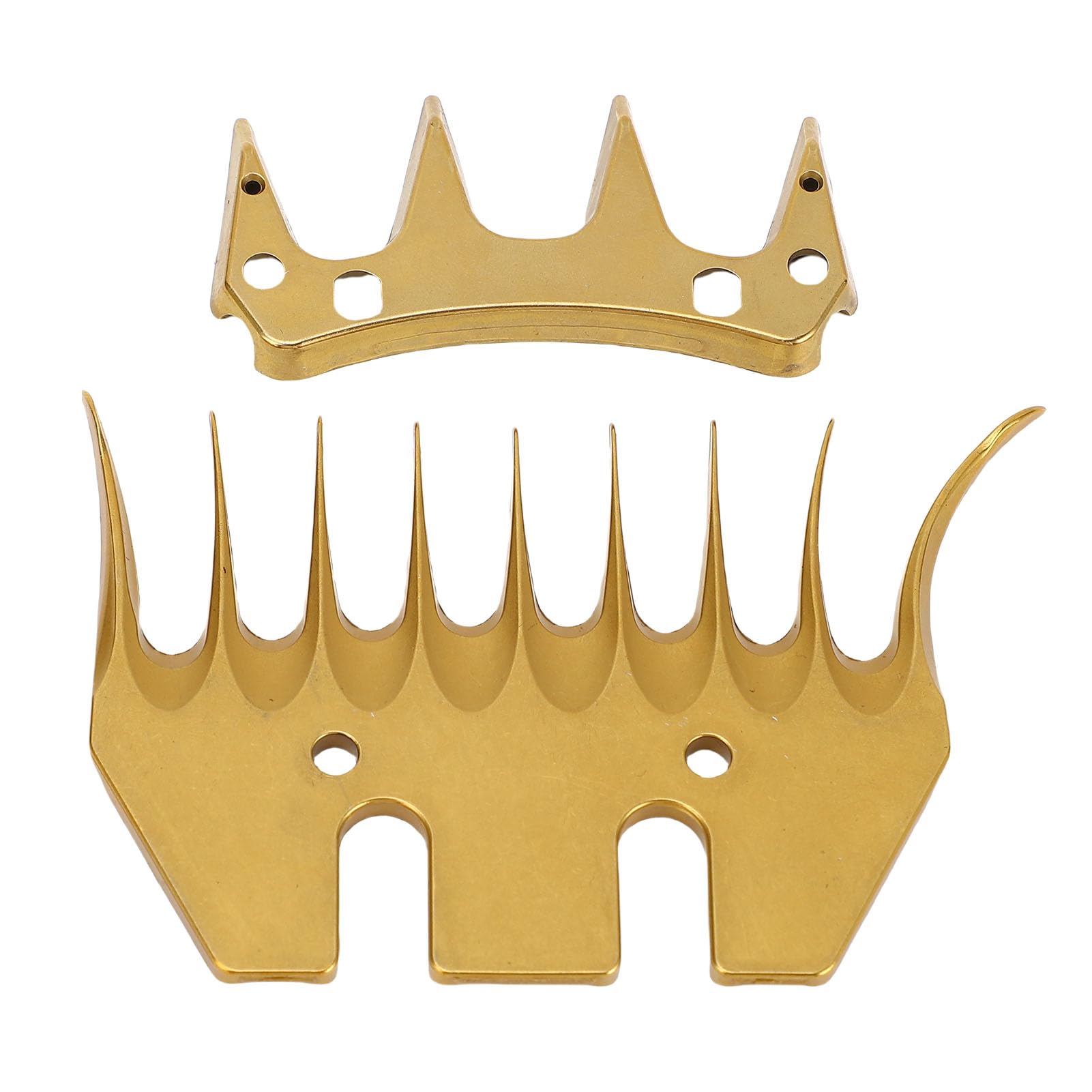 SIXRUN Lames de Rechange pour Tondeuse à Mouton à 9 Dents, Couleur or Longue Durée, avec Revêtement avancé pour les Professionnels
