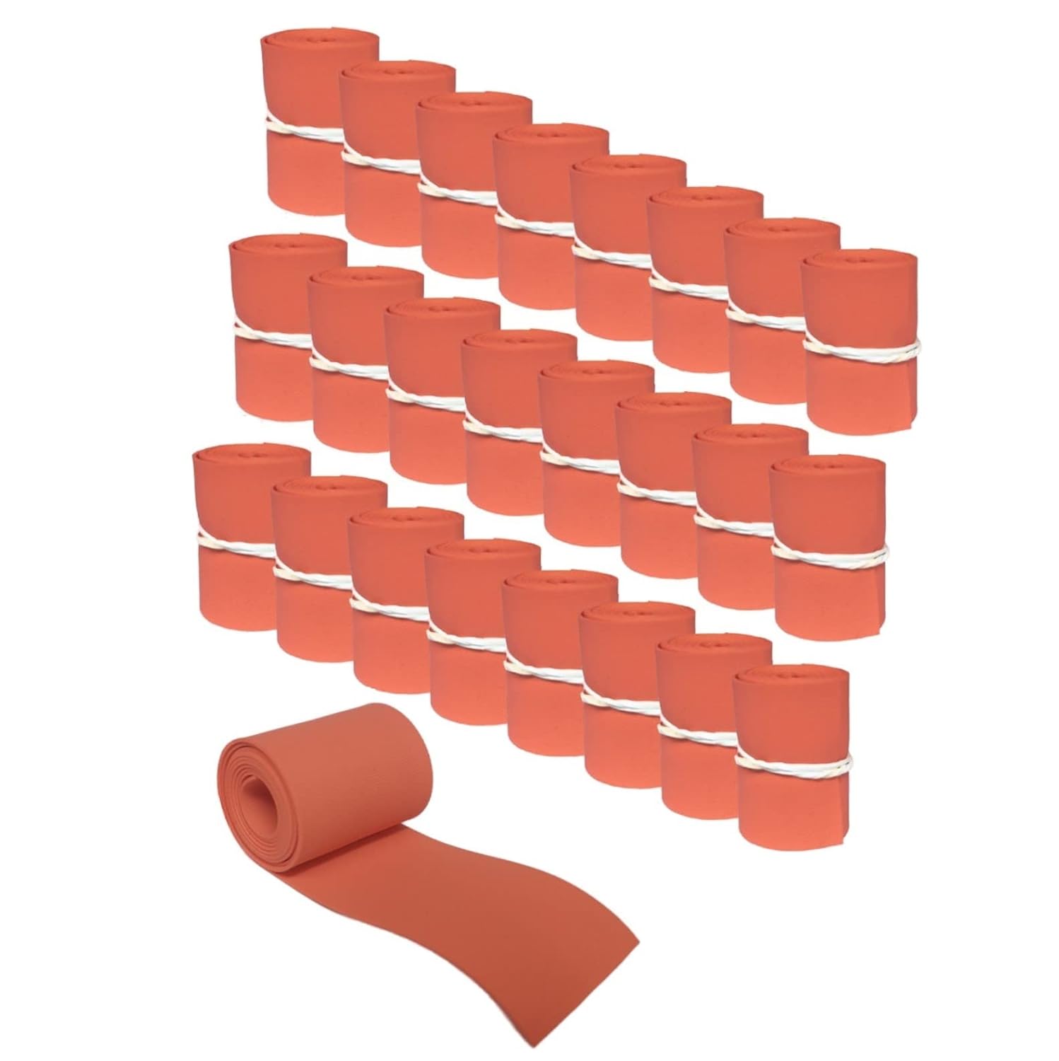 Disposable Tourniquet [Pack of 25] Orange 1" x 18 Inch Long
