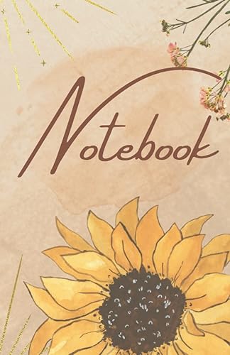 Notebook: A5, 5.5 x 8.5 Notebook, 190 Page Floral Lined Journal, A5 Lined Notebook, Small Business Notebook, Student Notebook