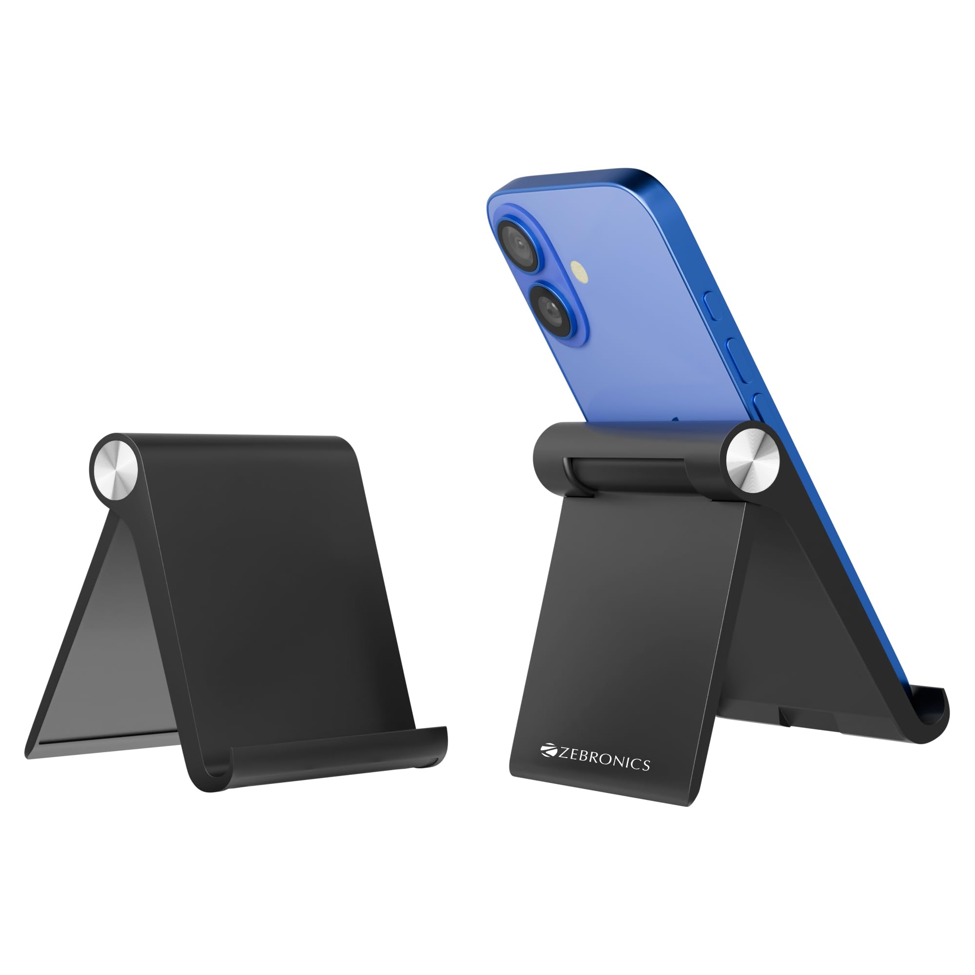Zebronics Foldable Mobile & Tablet Stand, Multi-Angle Adjustable, Supports Up to 30.48cm Devices, Lightweight & Portable Design (MTS30)-image-38