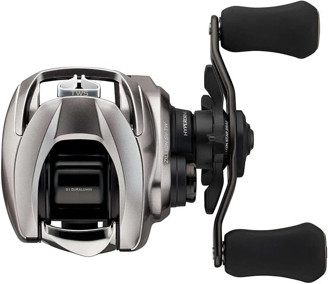 Daiwa ZILLION SV BAITCASTING Reel - HIGH Speed Left Hand Retrieve, Black, 6.3