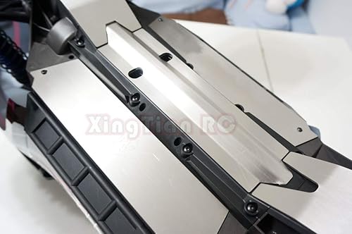 Miniatura 7 de Protector de batería de placa deslizante de acero inoxidable para Traxxas 1/5 X-MAXX 6S 8S