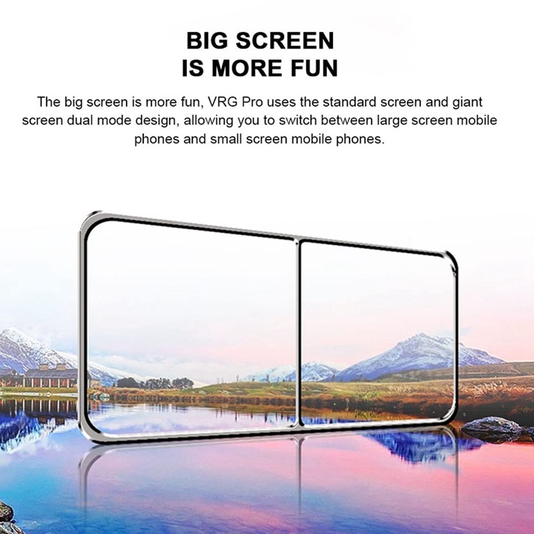 Occhiali VR, Visore Realtà Virtuale, Cuffie 3D VR Compatibile con Tutti Gli, Lente Regolabile per Film e Giochi 3D, per iPhone 13 Pro Max/13 Pro/13/12/11, per Samsung Galaxy S21, Huawei, Xiaomi