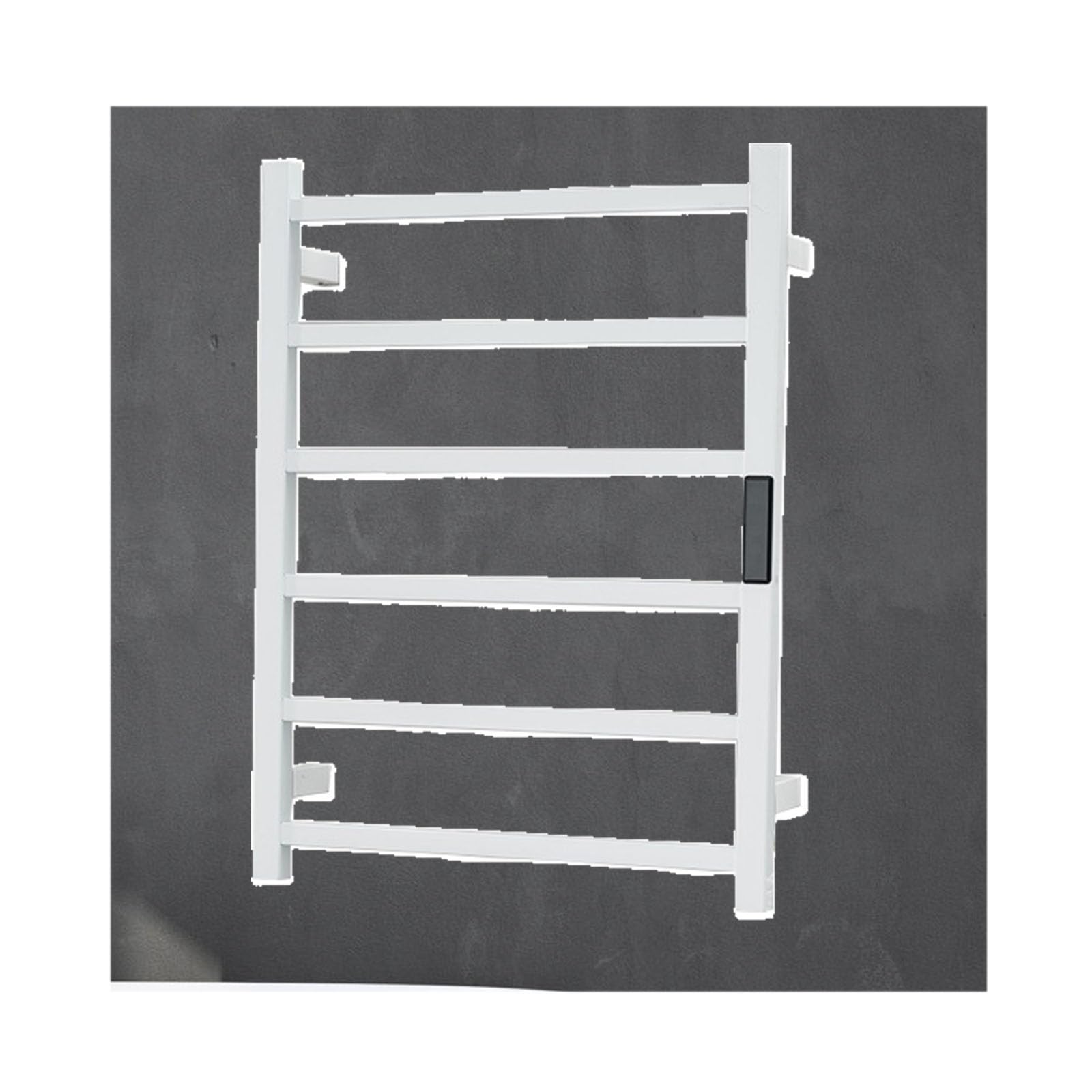 Toallero calefactable de pared con enchufe izquierdo y temperatura constante