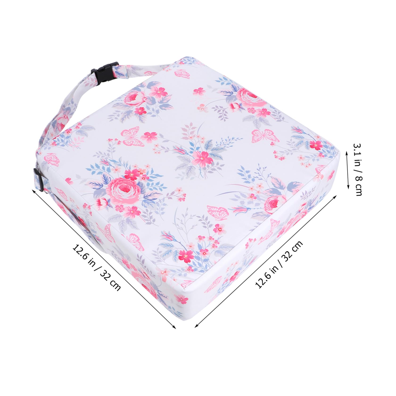 Cojín Elevador para Silla Infantil Extraíble 1 Pieza Blanco