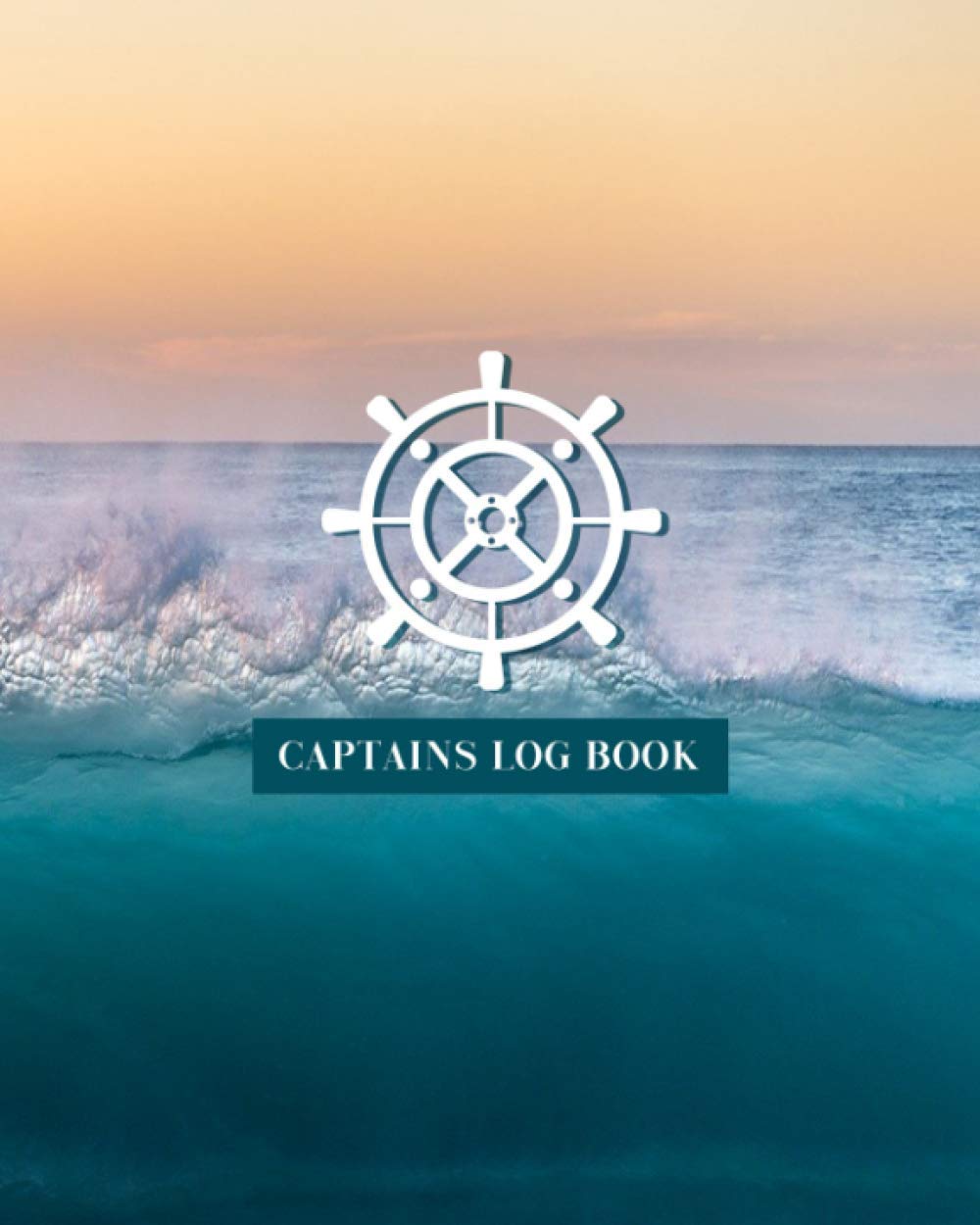 Captains Log Book: Sailing Log Book for Recording All Important Information in Regards to Your Voyages - Comprehensive Sail Boat Record - Waves Cover Design