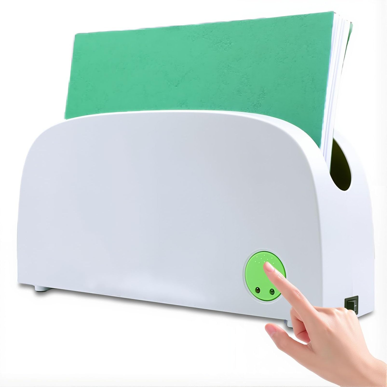 Relieuse 250 W, épaisseur maximale de 33 mm, préchauffage rapide pour bureau, rapports et documents