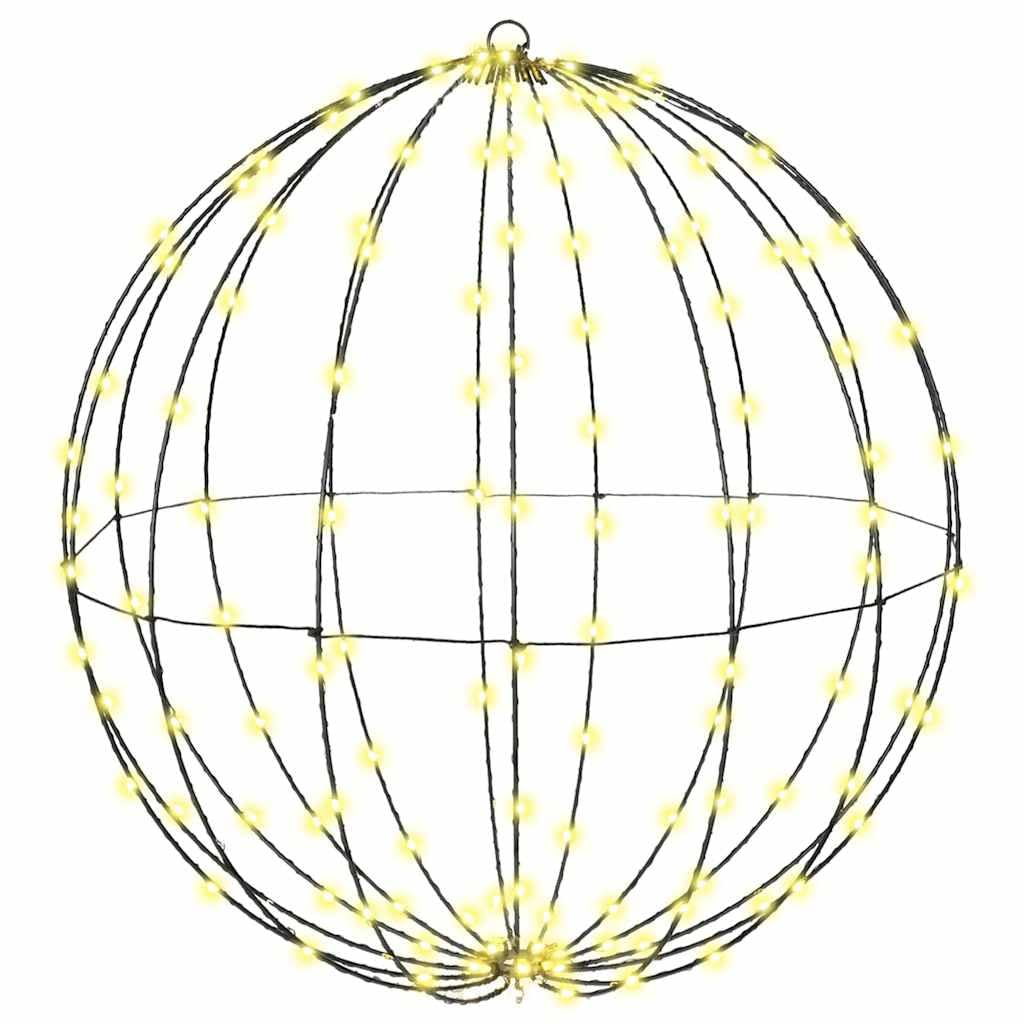 Set di 2 luci natalizie a LED in metallo, bianco caldo, 60 x 60 x 62 cm
